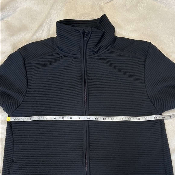 Mondetta Black Ribbed Zip-Up Sweater - Picture 6 of 6